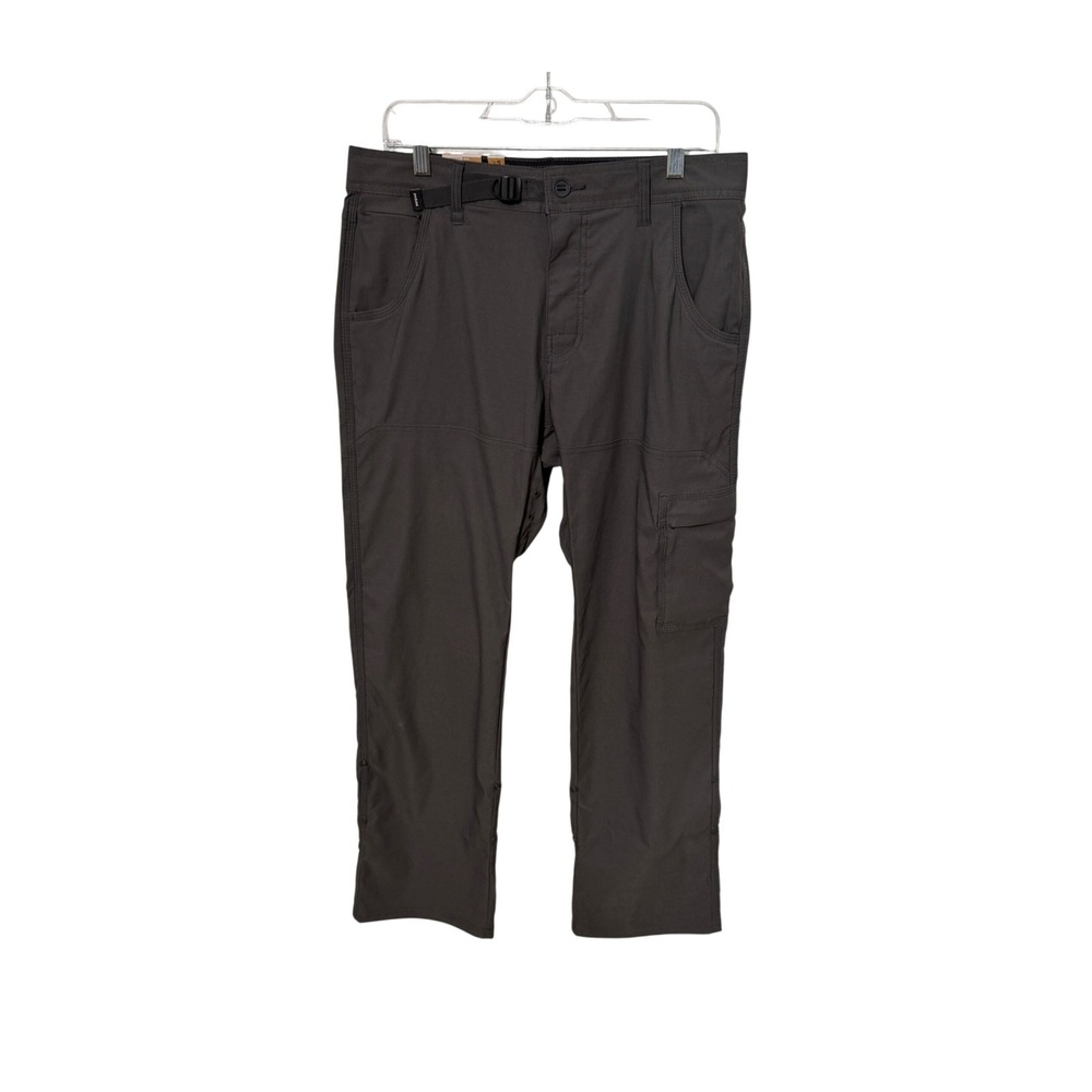 Prana Stretch Zion Pant II Mens 31x30 Dark Iron Straight Leg Hiking Cargo NEW